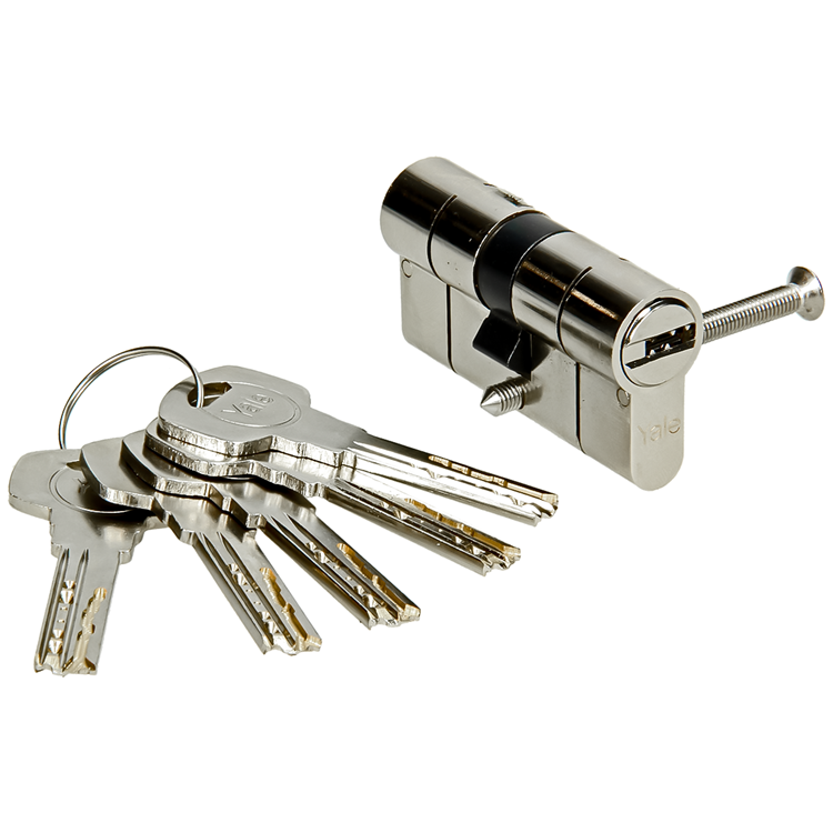 Yale 1060525 - cylindre profilé 2100 mv 60mm (30 30) | 2 pièces