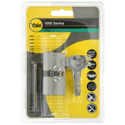 Yale 1060533 - cylindre profilé 1000 mv 60mm (30 30) | 2 pièces