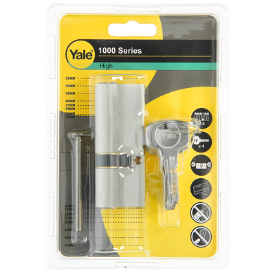 Yale 1060536 - cylindre profilé 1000 mv 80mm (30 50) | 2 pièces