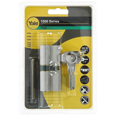 Yale 1060537 - cylindre profilé 1000 mv 70mm (35 35) | 2 pièces