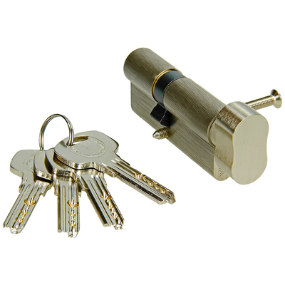 Yale 1060538 - cylindre à bouton 1000 mv 70mm (30 40) | 2 pièces