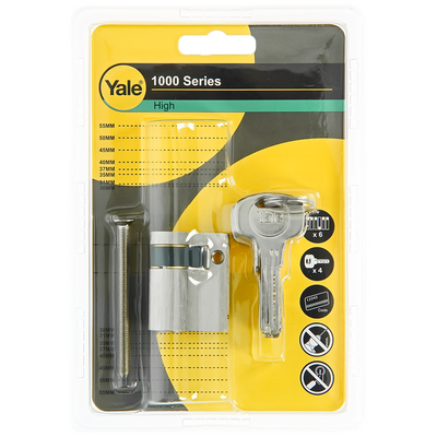 Yale 1060532 - cylindre demi-profilé. 1000 mV40mm(30 10) | 2 pièces