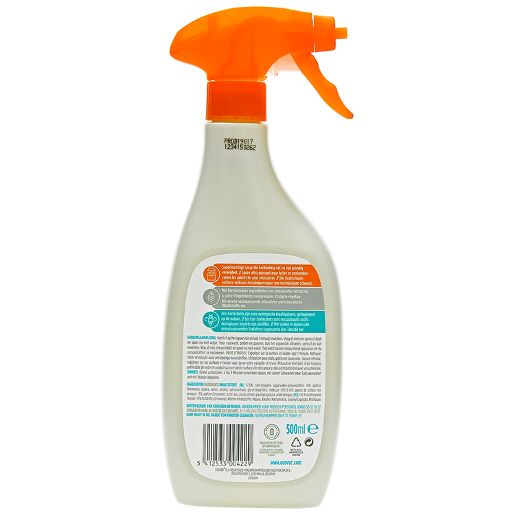 Ecover 1062692 - nettoyant puissant 0,5l | 6 pièces