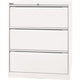 Classeur bisley df3696 blanc signalisation 3 tiroirs