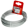 Mack 1015195 - câble acier gaine PVC 6x7 10m 2-3mm largeur 45 kg din en12385-4 | 5 pièces