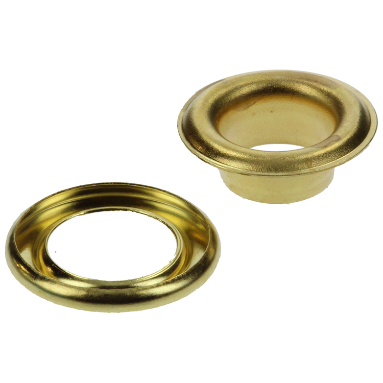 Mack 1017874 - anneaux de voile en laiton 14 pcs 8mm | 10 pièces
