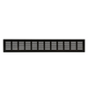 Renson 1059784 - bande 381 80 500 ral 8022 | 2 pièces