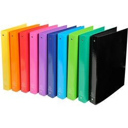Classeur iderame exacompta 4 anneaux 40mm assortis