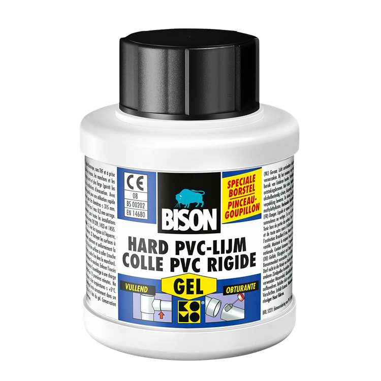 Bison 1029645 - b gel PVC dur bidon 250ml | 2 pièces