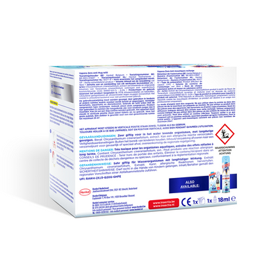 Vapona 1074483 - appareil électrique zéro anti moustique | 12 pièces