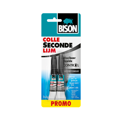 Bison super colle liquide contrôle 3 gr