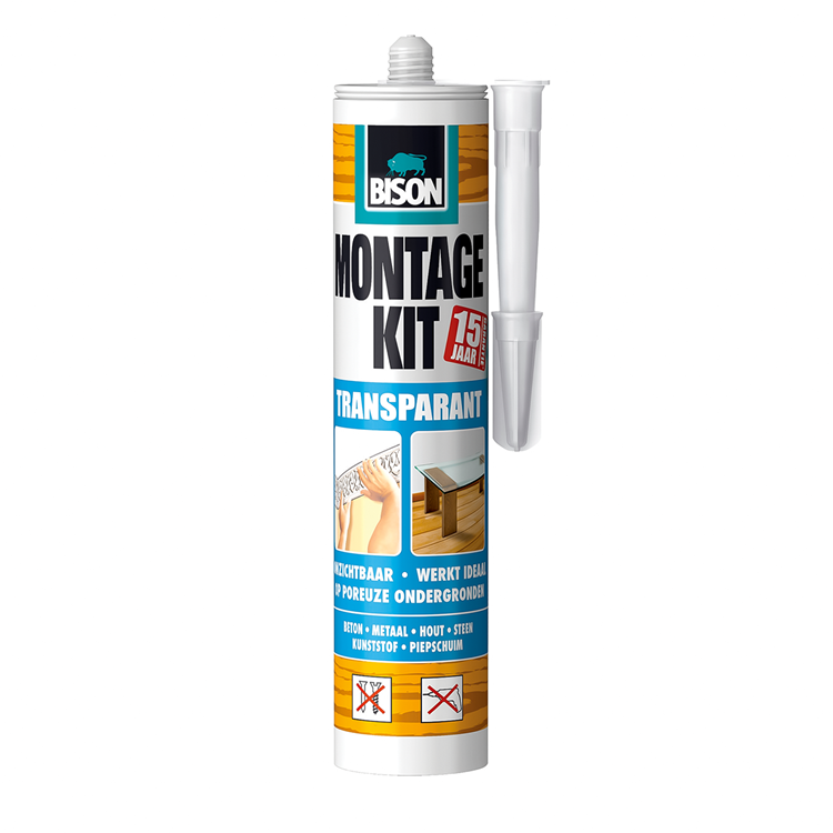 Bison 1029687 - kit de montage b tube trsp 310gr | 3 pièces