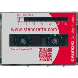 Mini cassette grundig steno gris