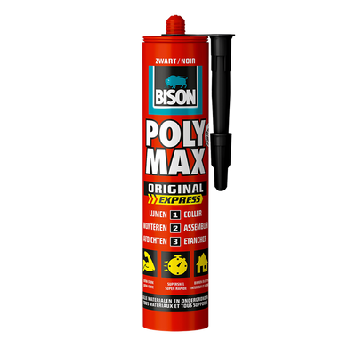 Bisons 1029810 - b. poly max® express 425 g noir | 3 pièces
