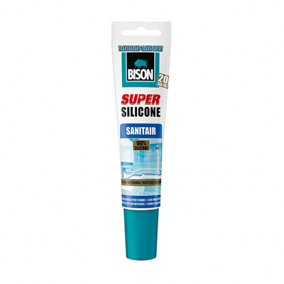 Bison 1050780 - baignoire sanitaire super silicone 150ml | 3 pièces