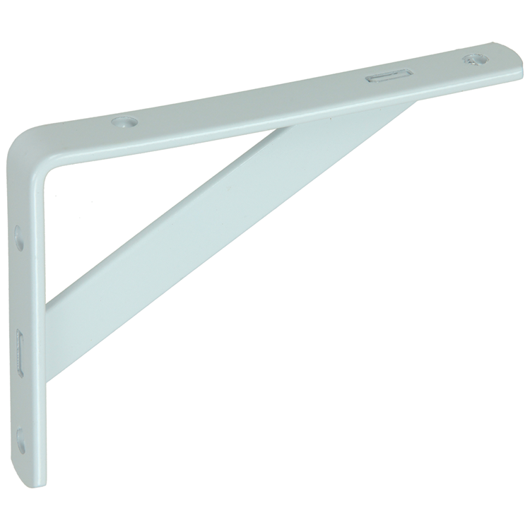 1059317 - support étagère renforcé blanc 100x150 | 10 pièces