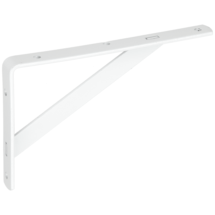1059318 - support étagère renforcé blanc 125x200 | 10 pièces