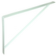 1059320 - support étagère renforcé blanc 400x600 | 6 pièces