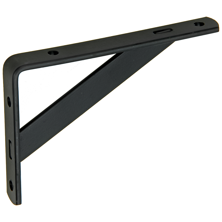 1059321 - support étagère renforcé noir 100x150 | 10 pièces