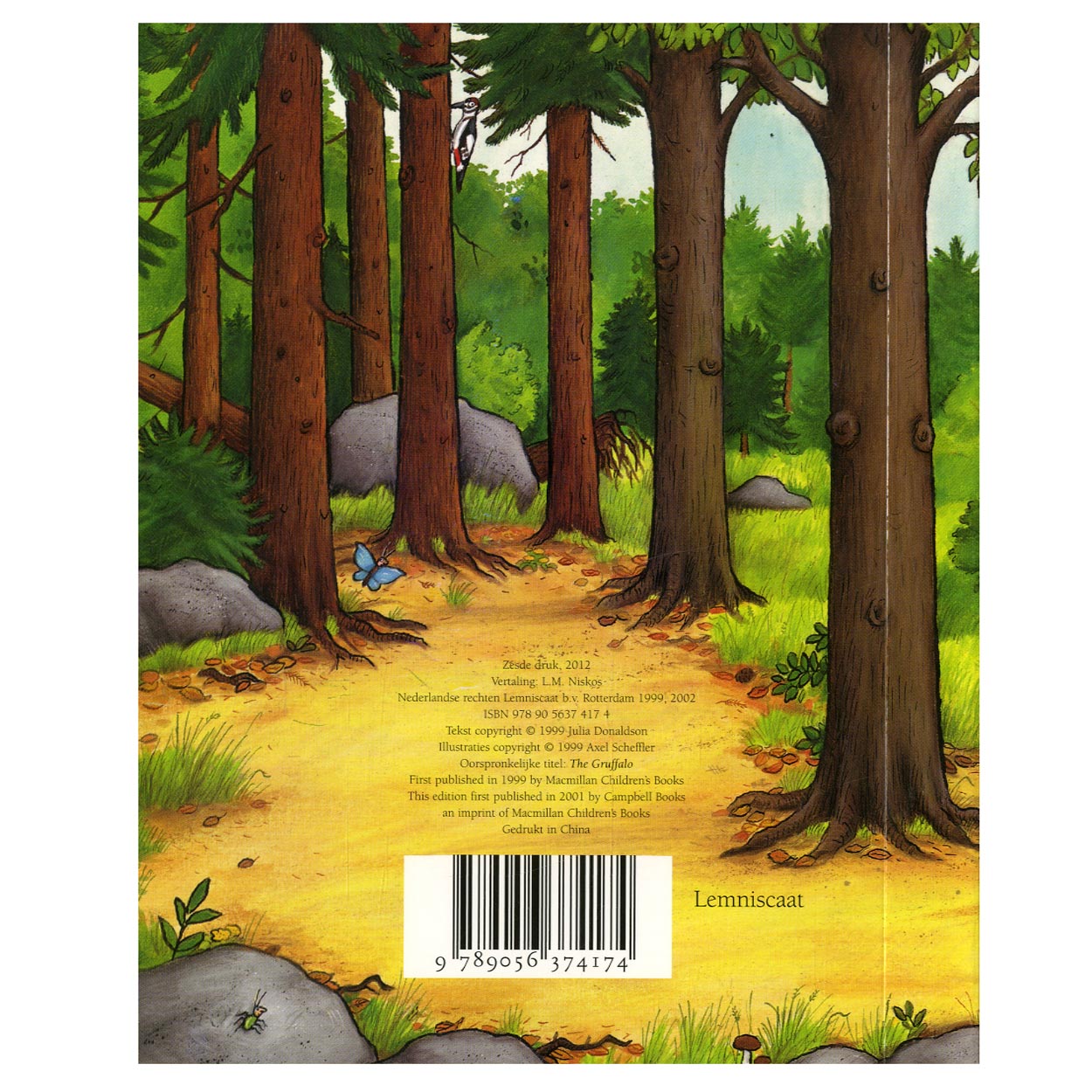 Maison centrale du livre l'édition cartonnée Gruffalo