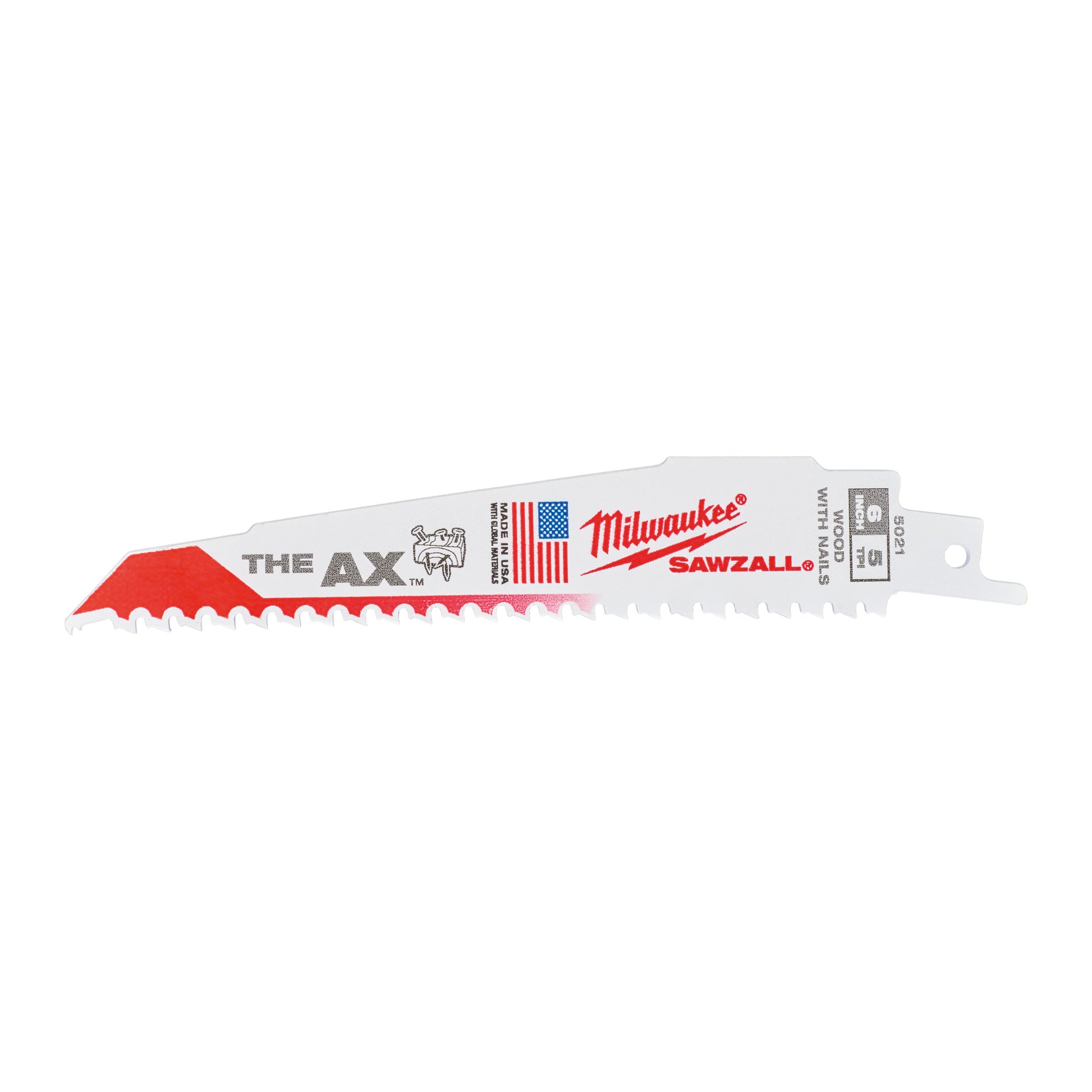 Feuilles de démolition Ty Milwaukee | bois avec clous | lourd du hache™ | hache 150mm x 5 tpi | 5 pièces - 48475021