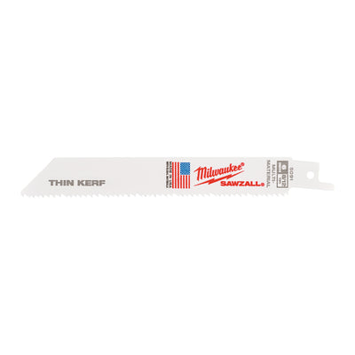 Lames de scie alternative Milwaukee | universel | bois métal plastique | 150 mm x 8 12 tpi | 5 pièces - 48475091