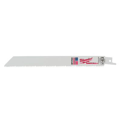 Lames de scie alternative Milwaukee | universel | bois métal plastique | 200 mm x 8 12 tpi | 5 pièces - 48475093