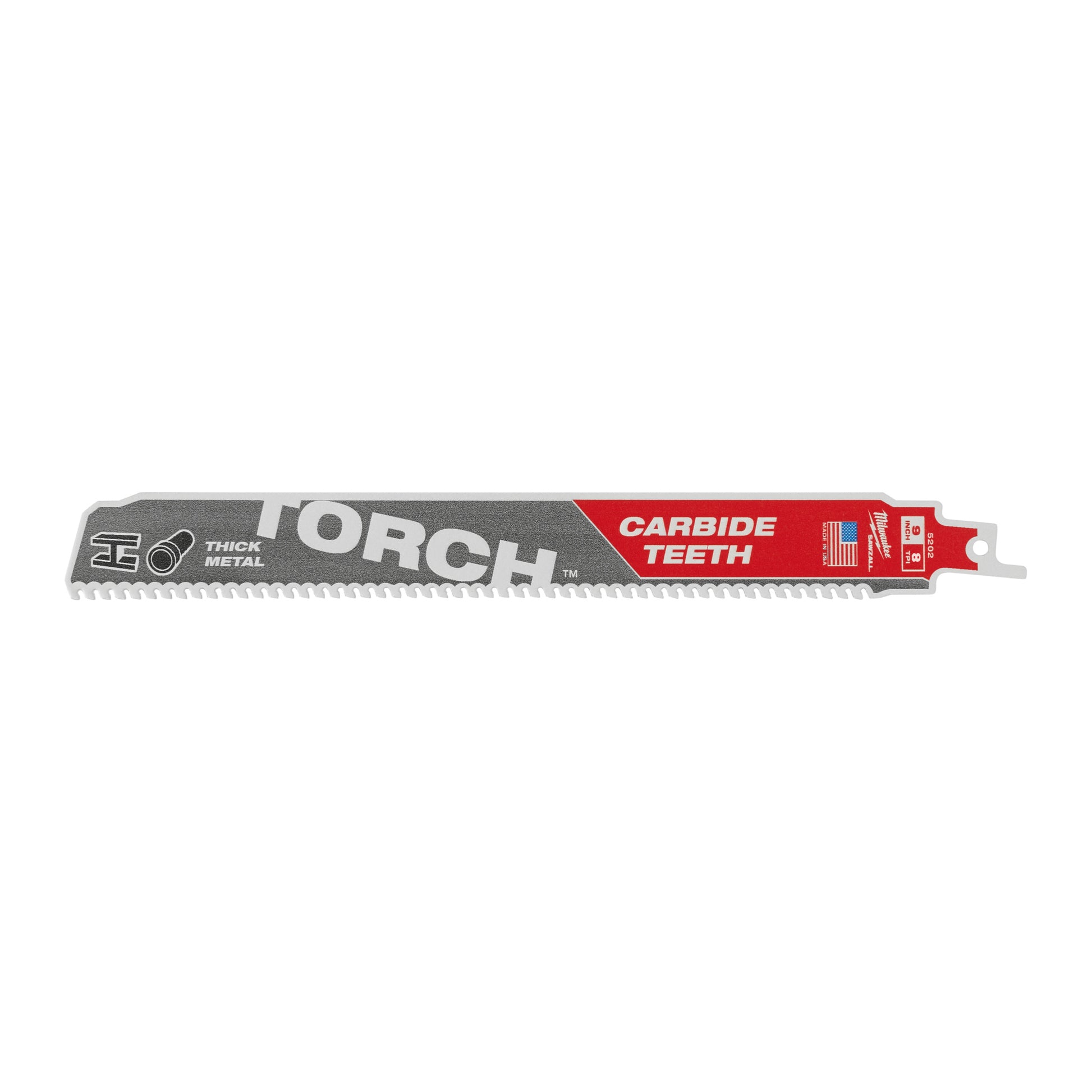 Dents en carbure Ty Milwaukee Heavy Du Torch™ | torche tct 230 mm x 8 tpi | 1 pièce - 48475202