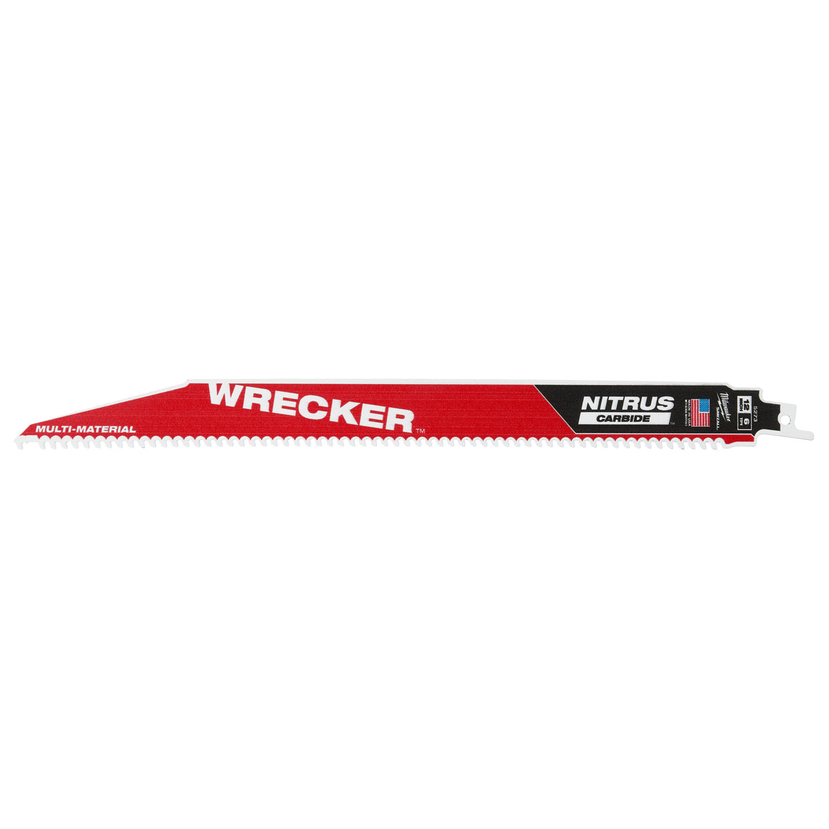 Lame de scie alternative multi-matériaux Milwaukee Sawzall dépanneuse carbure de nitrus | dépanneuse tct nitrus 300mm x 6 tpi | 1 pièce - 48475273