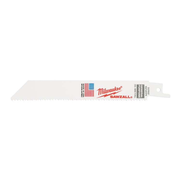 Lames de scie alternative Milwaukee | universel | bois métal plastique | 150 mm x 10 14 tpi | 5 pièces - 48475292