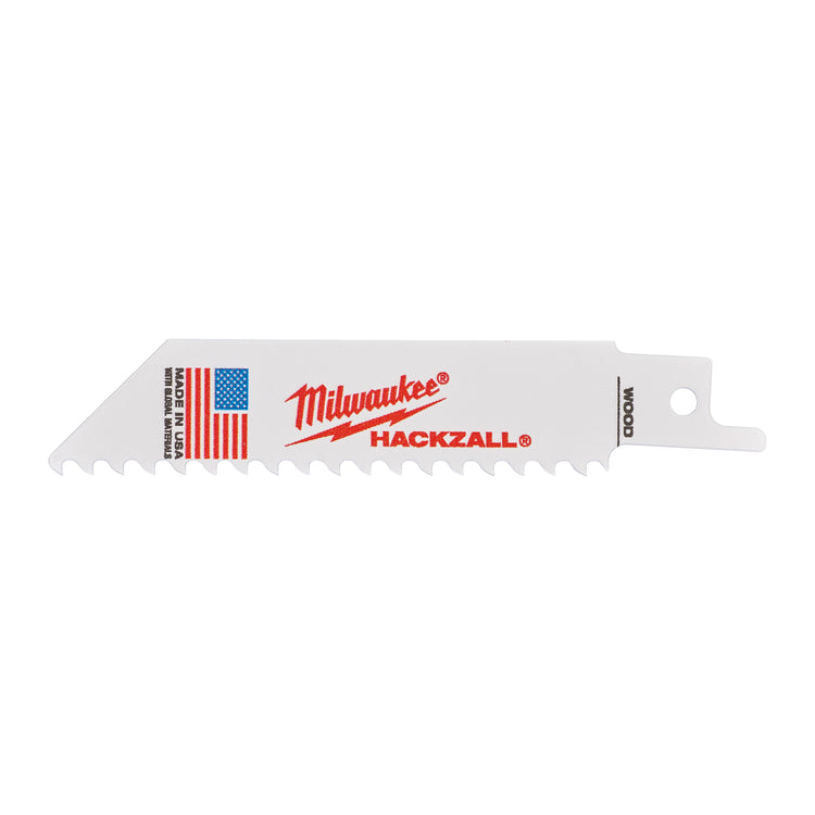 Lames de scie à métaux Milwaukee | hackzall™ | 100 mm x 6 tpi | 5 pièces - 48475460