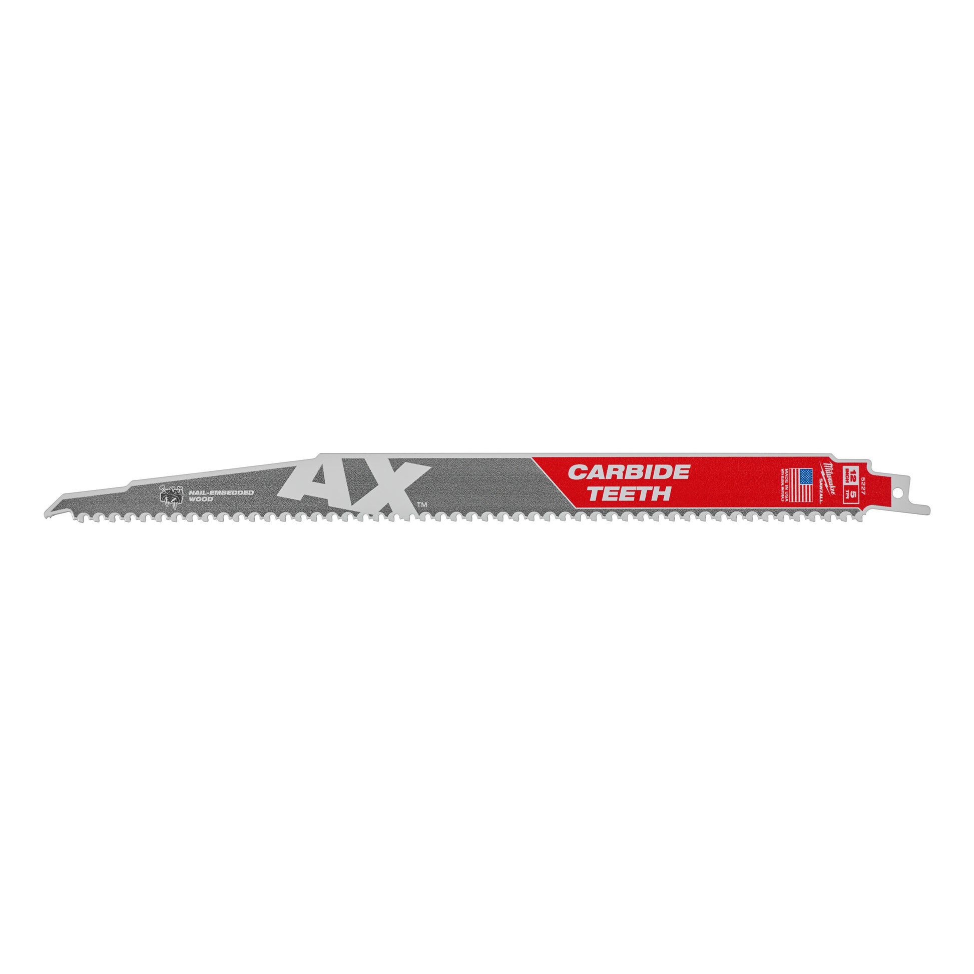 Lames de démolition Ty Milwaukee Heavy du Axe™ avec dents en carbure | hache tct 300 mm x 5 tpi | 5 pièces - 48475527