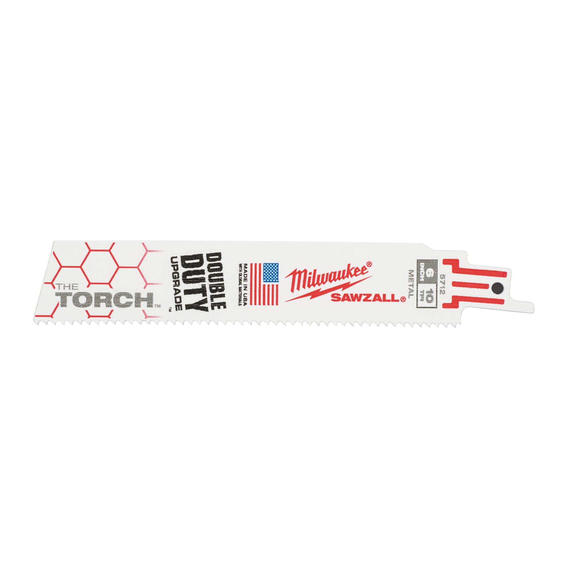 Lame de scie alternative Ty Milwaukee Heavy Du Torch™ | torche 150 mm x 10 tpi | 5 pièces - 48475712