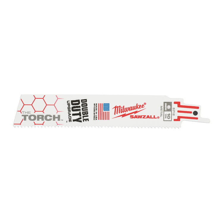 Lame de scie alternative Ty Milwaukee Heavy Du Torch™ | torche 150 mm x 10 tpi | 5 pièces - 48475712