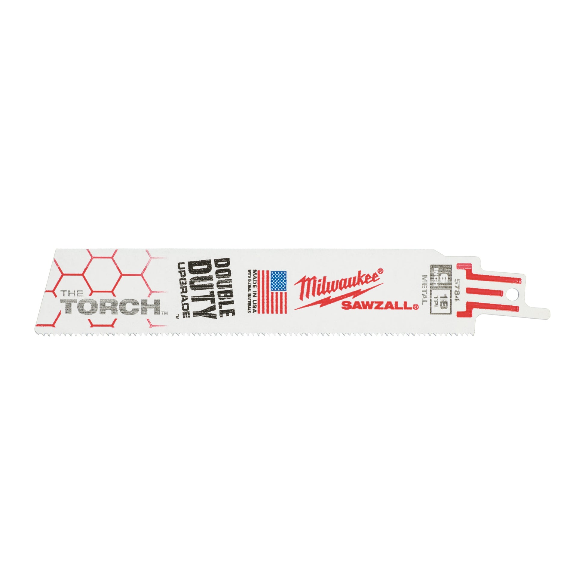 Lame de scie alternative Ty Milwaukee Heavy Du Torch™ | torche 150 mm x 18 tpi | 5 pièces - 48475784