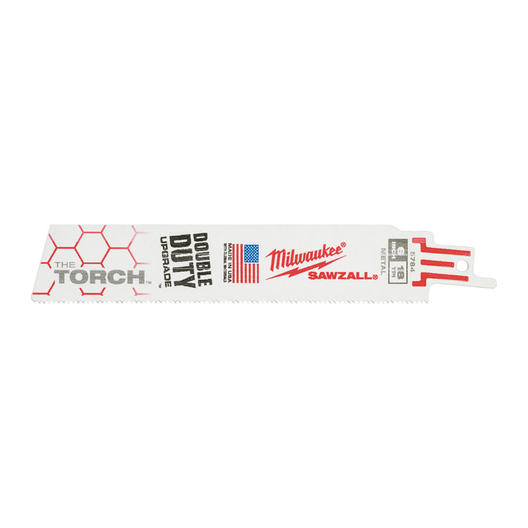 Lame de scie alternative Ty Milwaukee Heavy Du Torch™ | torche 150 mm x 18 tpi | 5 pièces - 48475784