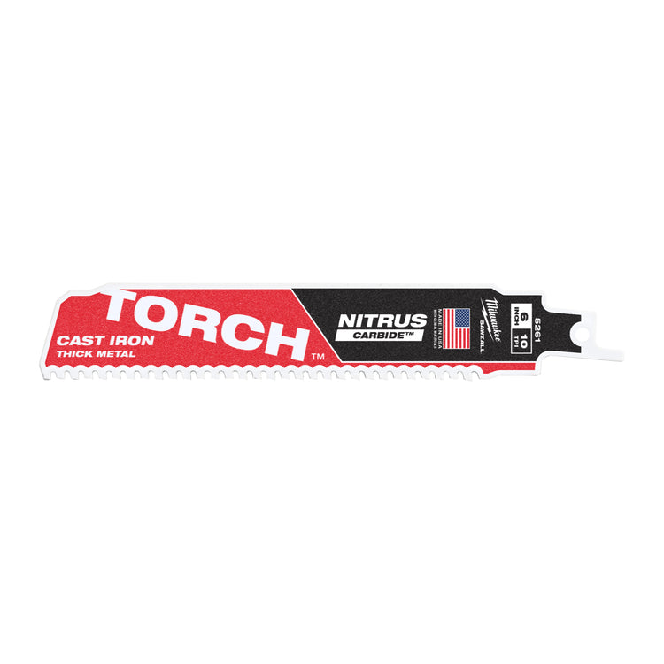Ty milwaukee heavy du torch™ avec nitrus carbide™ | Torche tct nitrus 150 mm x 10 tpi | 1 pièce - 48476251