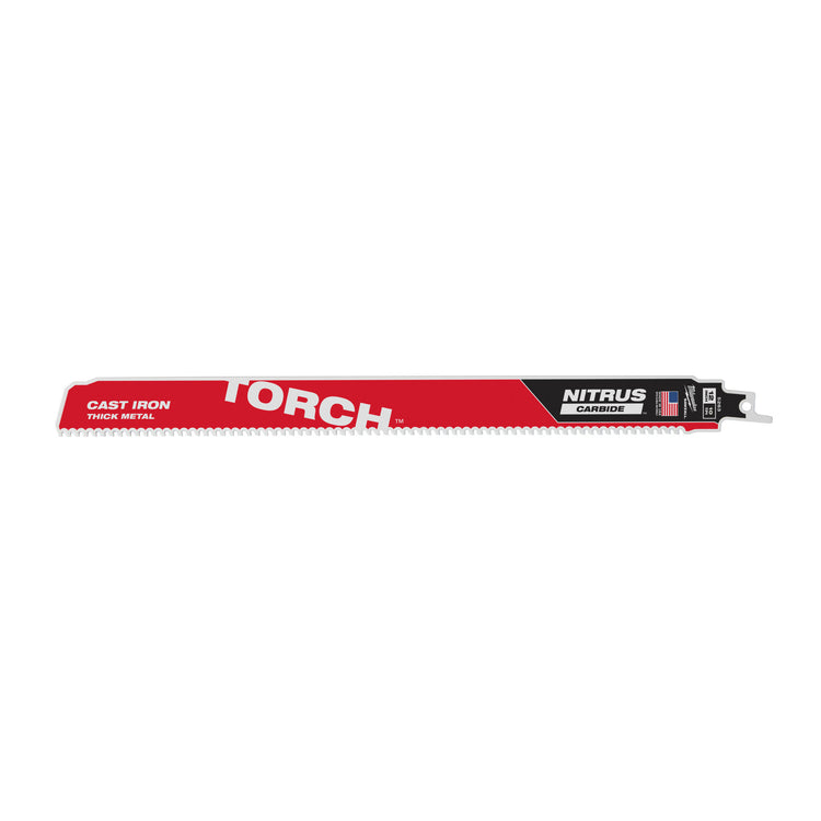 Ty milwaukee heavy du torch™ avec nitrus carbide™ | Torche tct nitrus 300 mm x 10 tpi | 1 pièce - 48476253