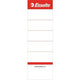 Contre-étiquette esselte insert 15,8x5cm blanc