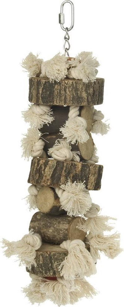 Beeztees corde de jeu pour inséparable - jouet pour oiseau - 42 cm