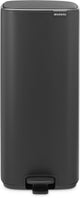 Poubelle à pédale Brabantia bo - 30 litres - gris infini minéral