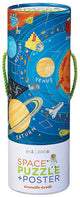 Puzzle Crocodile Creek espace pédagogique 200 pièces avec poster.