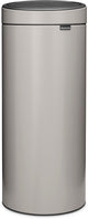 Poubelle Brabantia Touch Bin - 30 litres - gris doux