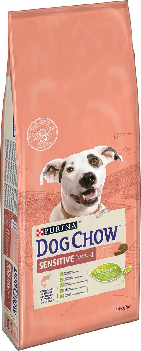 Nourriture pour chien adulte sensible - nourriture pour chien saumon - 14 kg