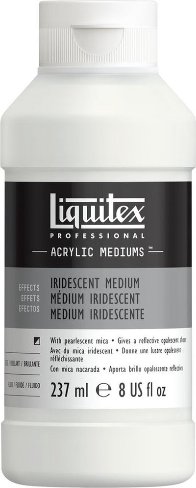 Liquitex 107008 médium irisé professionnel 237 ml – additif acrylique pour une finition brillante et brillante