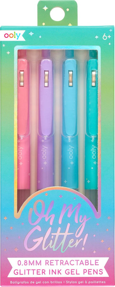 Ooly - oh my paillettes - 4 stylos gel pailletés