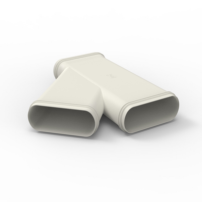 Renson 1074443 - connexion en Y easyflex 3x 140x64 connexions : 3x 140x64 | 4 pièces