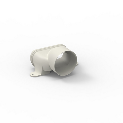 Renson 1074435 - adaptateur droit easyflex ø80 connexions : ø80 et 140x64 | 2 pièces