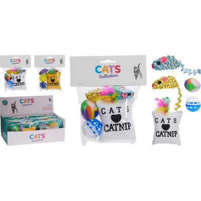 Jouet pour chat collection Cats, lot de 5 pièces