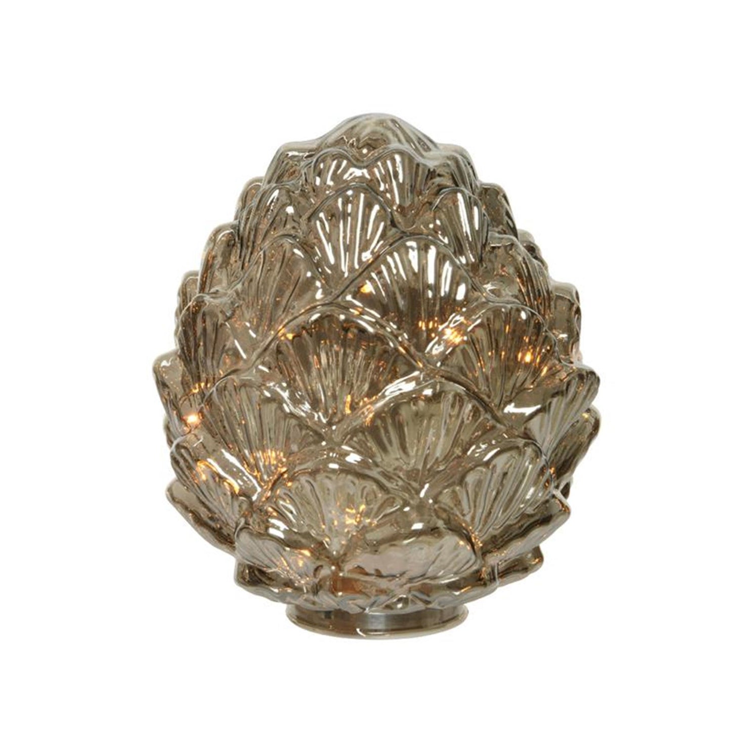 Lumineo micro LED pomme de pin verre ø17cm